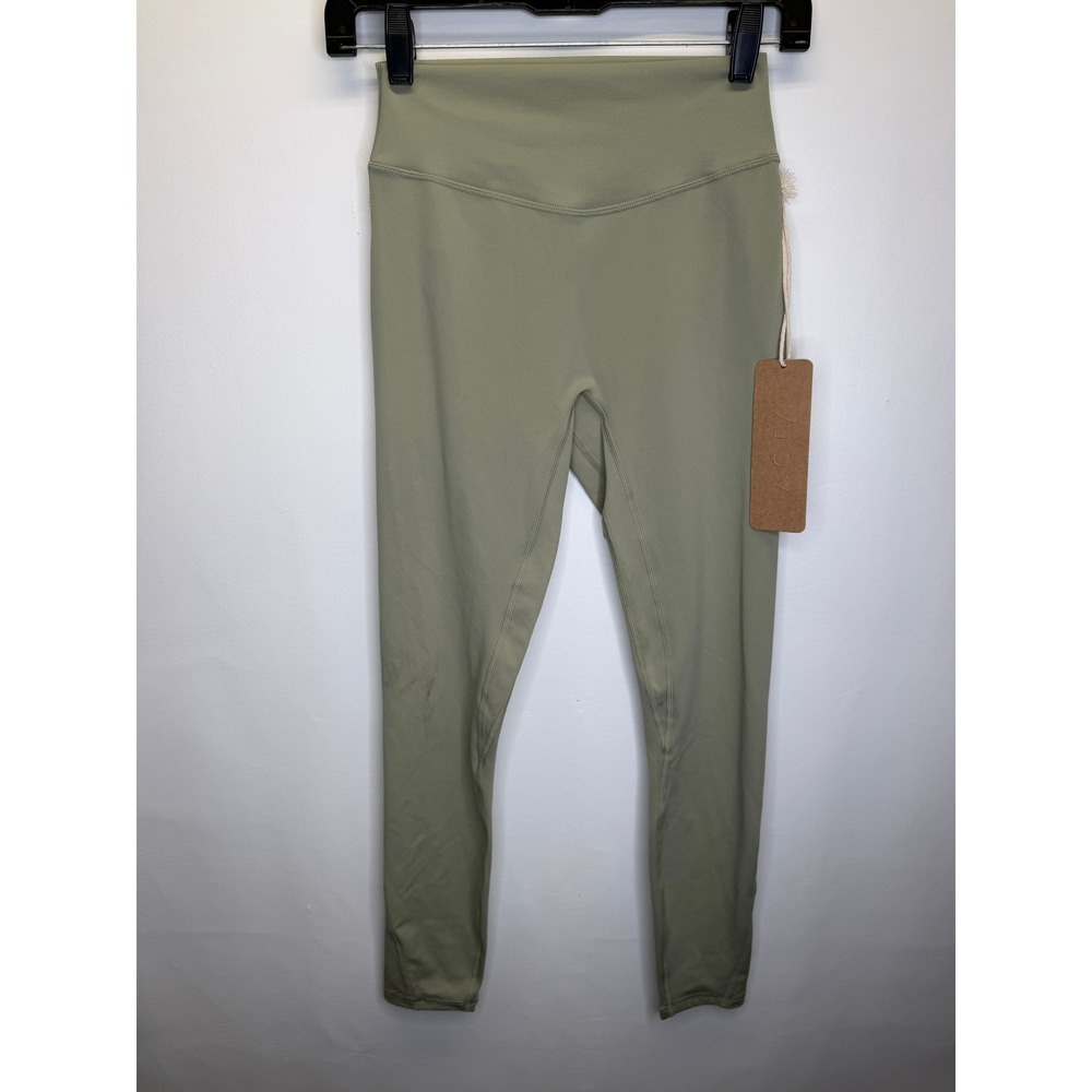 ACTA Leggings Women S Sage 26" Inseam Evo Material No Front Seam Sweat-Wicking